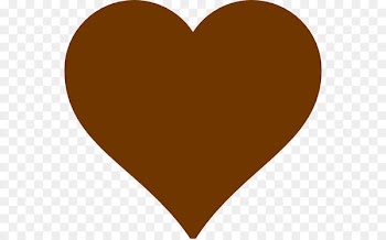 Heart Clip art - Brown Heart Cliparts 