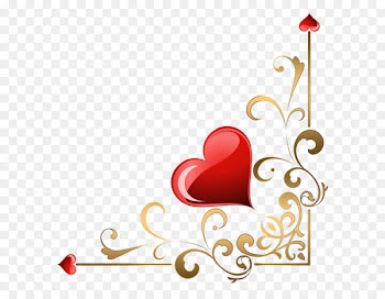 Heart Clip art - corner 