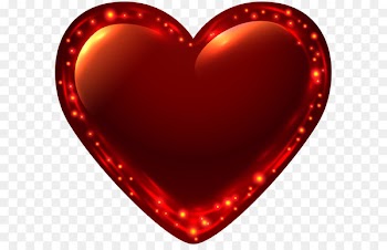Heart Clip art - Fiery Glowing Heart PNG Clip Art Image 