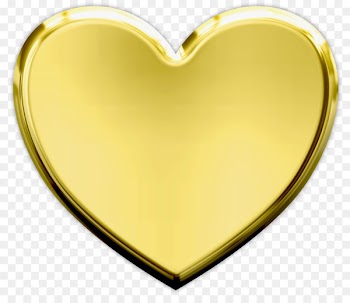 Heart Clip art - Gold Heart 