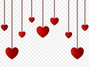 Heart Clip art - hanging decoration 