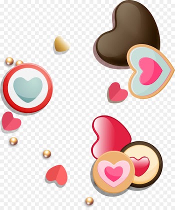Heart Clip art - Heart-shaped chocolate decorative pattern 