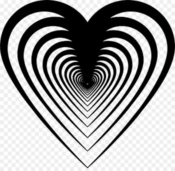 Heart Clip art Line M-095 -  