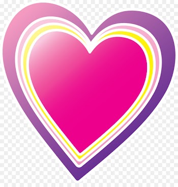 Heart Clip art Valentine's Day Line Pink M - heart pattern 