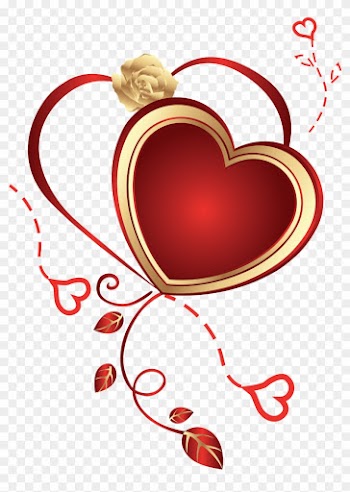 Heart Clipart Png - Rose And Heart Png