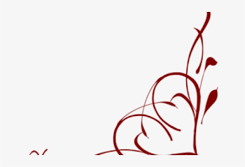 Heart Clipart Scrollwork - Corner Scroll Work Png Transparent PNG ...
