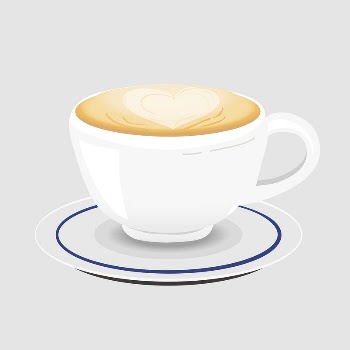 Heart coffee collage element, cute | Free Vector Illustration - rawpixel