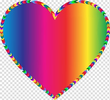 Heart Color , Colored Heart transparent background PNG clipart
