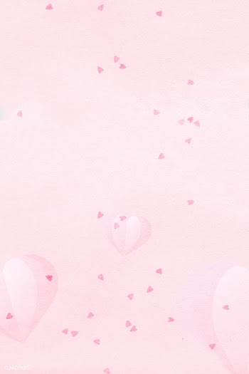 Heart confetti pattern on a flamingo pink background | Free  illustration - 2346350