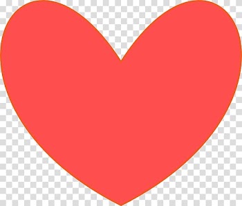 Heart Coral Color , coral transparent background PNG clipart