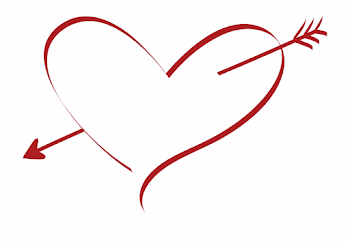 Heart Cupid Arrow Png Clipart - Heart With Cupid's Arrow Free PNG ...
