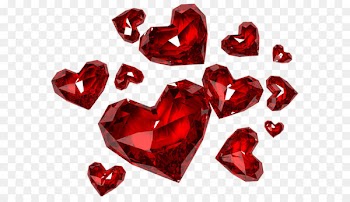 Heart Diamond Clip art - Diamond Hearts PNG Clipart 