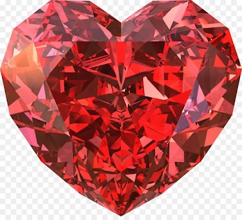 Heart Diamond Gemstone Ruby - ruby 