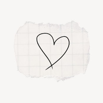 Heart doodle clipart, ripped paper | Free PSD - rawpixel