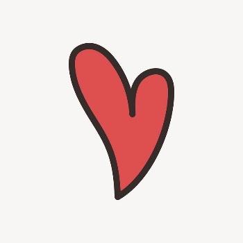 Heart doodle collage element vector | Free Vector - rawpixel