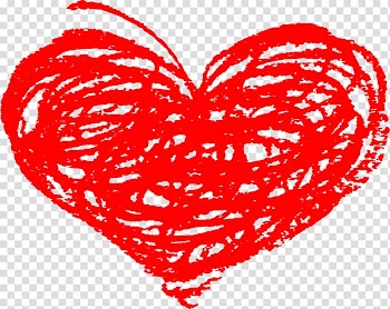Heart Doodle Drawing , 5 transparent background PNG clipart
