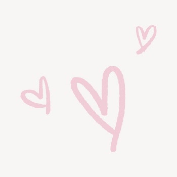 Heart doodle sticker, pink cute | Free Icons - rawpixel