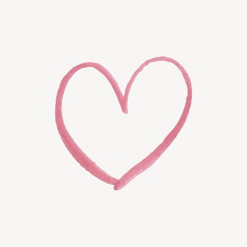 Heart doodle sticker, pink Valentine's | Free Vector - rawpixel