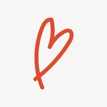 Heart doodle sticker, red Valentine's | Free PSD - rawpixel