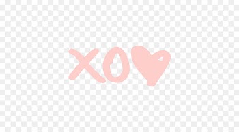 Heart Drawing Doodle - pink sticker 
