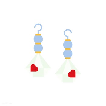 Heart earrings | Free stock vector - 559594