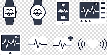 Heart Electrocardiography Illustration, illustration heart monitor transparent background PNG clipart