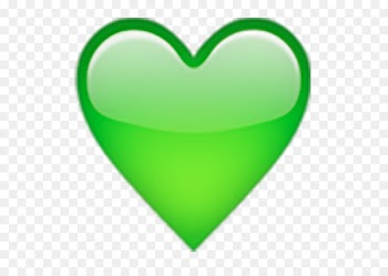 Heart Emoji Green Symbol Yellow - heart 