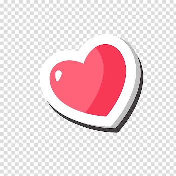 Heart Euclidean Rose, Pink Heart transparent background PNG clipart