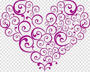 Heart Euclidean Shape, Heart-shaped pattern material transparent background PNG clipart