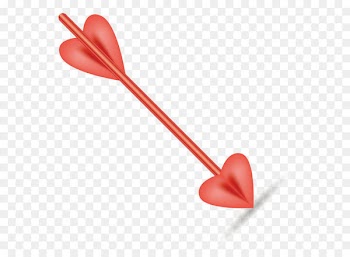Heart Euclidean vector Bow and arrow Cupid - Vector Heart Arrows 