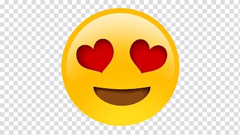 Heart eyes emoji, Emoji T-shirt Heart Sticker Eye, emojis transparent background PNG clipart