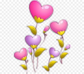 Heart Flower Desktop Wallpaper Clip art - glitters 