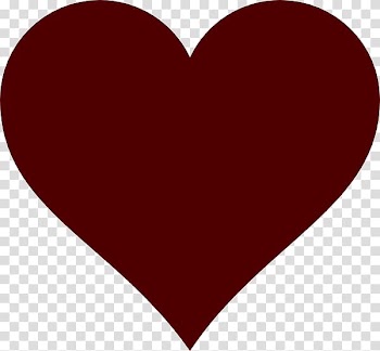Heart Font, Burgundy Heart transparent background PNG clipart