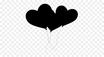 Heart Font M-095 Black M -  