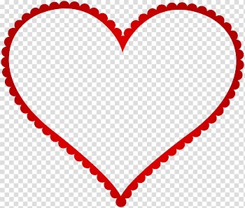 Heart frame , Red Heart Border Frame , red heart-themed illustration transparent background PNG clipart
