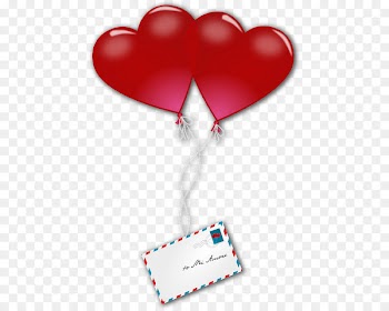 Heart Free content Valentines Day Clip art - Two love balloons 