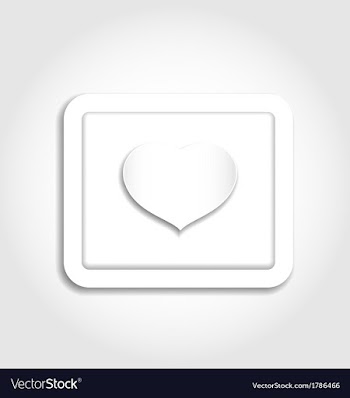  					Heart from paper for Valentines day vector image														