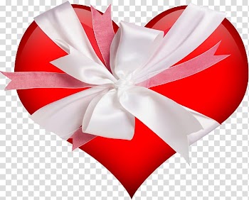 Heart Gift Valentines Day , Love red bow transparent background PNG clipart