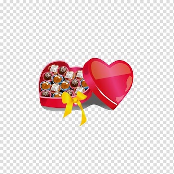 Heart Gift Valentines Day, Valentine's Day Chocolate transparent background PNG clipart