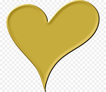 Heart Gold Clip art - gold heart 