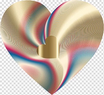 Heart , gold heart transparent background PNG clipart