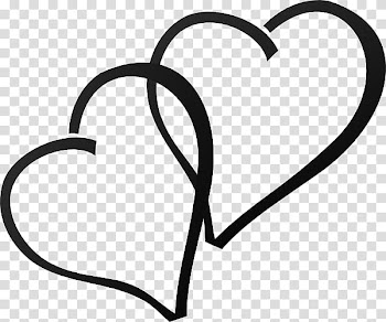 Heart Grey Computer Icons , double transparent background PNG clipart