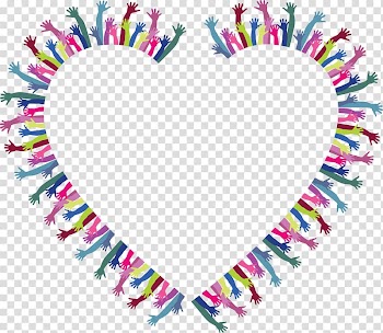 Heart Hand , heart transparent background PNG clipart