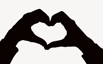 Heart hands silhouette collage element | Free PSD - rawpixel