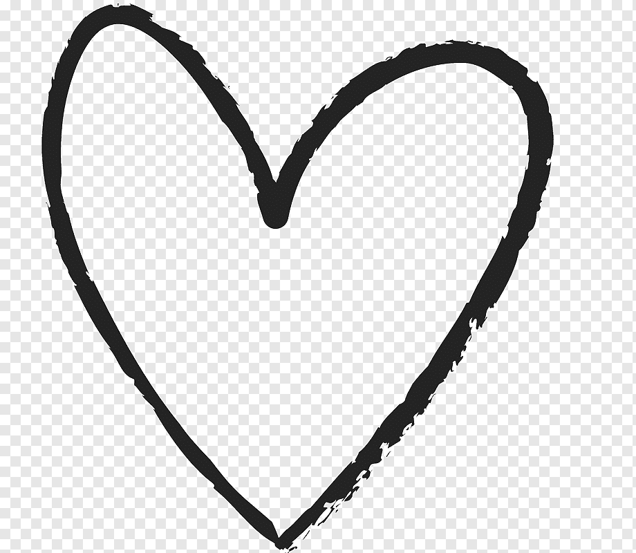 heart, Heart Drawing, hand-drawn, love, color, black png