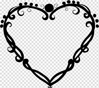 Heart , heart frame transparent background PNG clipart