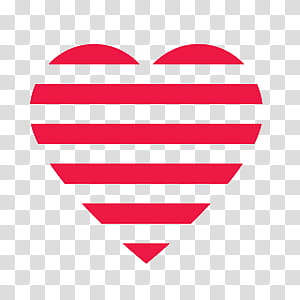 Heart , heart striped transparent background PNG clipart