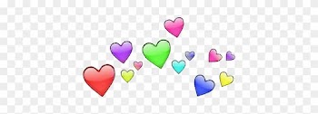 Heart Hearts Diadema Corona Tiara Girl Tumblr Tumblrgir - Heart Emoji Crown Png