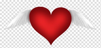 Heart, Hearts With Wings transparent background PNG clipart