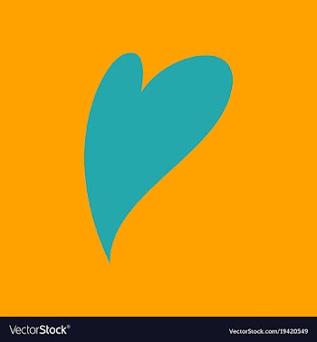 Heart icon flat love symbol valentines day sign vector image